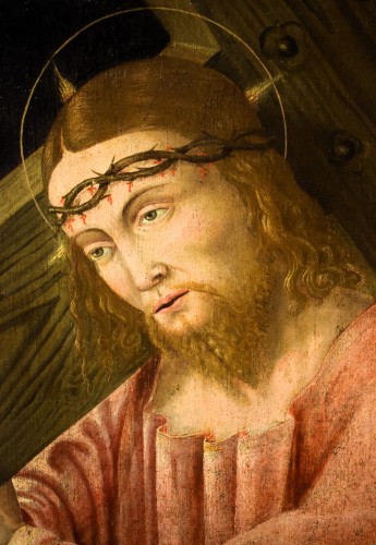 Renaissance - Le Christ portant la croix, Maître lombard fin du XVIe siècle